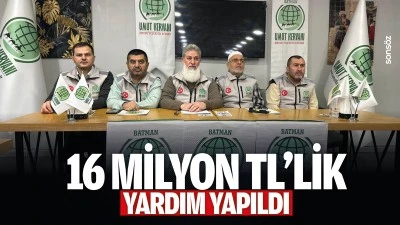 Umut Kervanı, 2025 raporunu paylaştı; 16 milyon TL&rsquo;lik yardım yapıldı