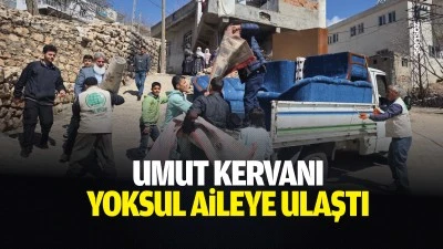 Umut Kervanı, yoksul aileye ulaştı