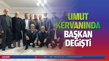 Umut Kervanında başkan değişti