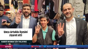 Uncu Artuklu il&ccedil;esini  ziyaret etti