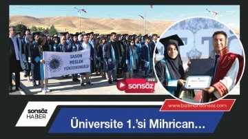 &Uuml;niversite 1.&rsquo;si Mihrican&hellip;