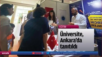 &Uuml;niversite, Ankara&rsquo;da tanıtıldı