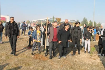 &Uuml;niversite kamp&uuml;s&uuml; yeşilleniyor