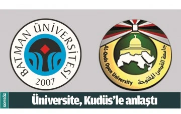 &Uuml;NİVERSİTE, KUD&Uuml;S&rsquo;LE ANLAŞTI