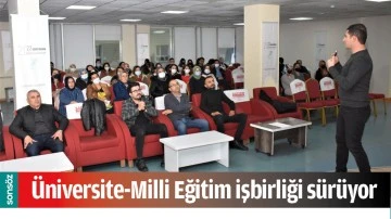 &Uuml;NİVERSİTE-MİLLİ EĞİTİM İŞBİRLİĞİ S&Uuml;R&Uuml;YOR