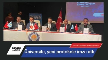 &Uuml;niversite, yeni protokole imza attı 