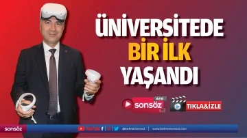 &Uuml;niversitede bir ilk yaşandı