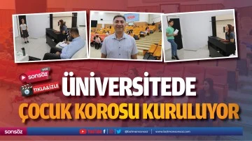 &Uuml;niversitede &ccedil;ocuk korosu kuruluyor