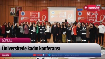 &Uuml;niversitede kadın konferansı