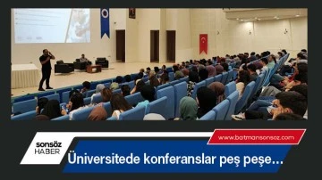 &Uuml;niversitede konferanslar peş peşe&hellip;