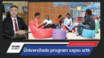 &Uuml;niversitede program sayısı arttı