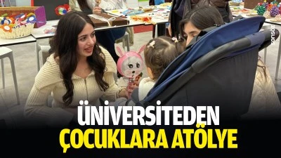 &Uuml;niversiteden &ccedil;ocuklara at&ouml;lye&hellip;