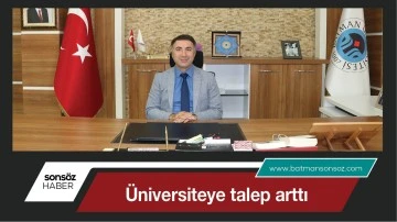 &Uuml;niversiteye talep arttı