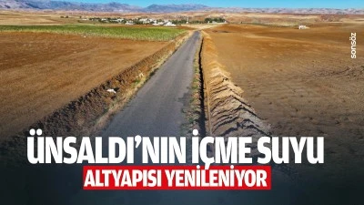 &Uuml;nsaldı&rsquo;nın i&ccedil;me suyu altyapısı yenileniyor