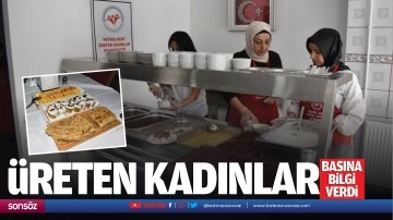 &Uuml;reten kadınlar, basına bilgi verdi
