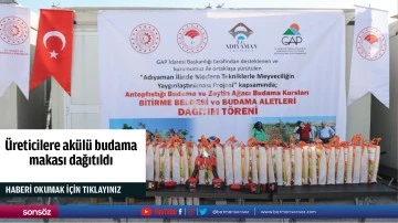 &Uuml;reticilere ak&uuml;l&uuml; budama makası dağıtıldı