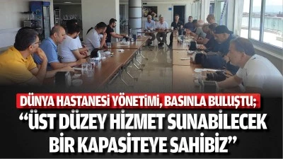&ldquo;&Uuml;st d&uuml;zey hizmet sunabilecek bir kapasiteye sahibiz&rdquo;