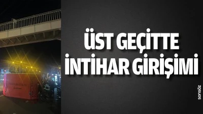 &Uuml;st ge&ccedil;itte intihar girişimi