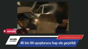 Uyuşturucu hap ele ge&ccedil;irildi
