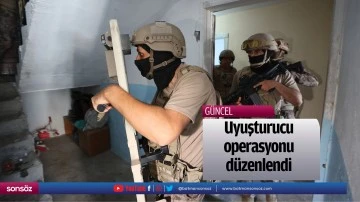 Uyuşturucu operasyonu d&uuml;zenlendi