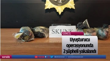 Uyuşturucu operasyonunda 2 ş&uuml;pheli yakalandı