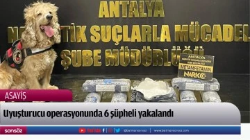 Uyuşturucu operasyonunda 6 ş&uuml;pheli yakalandı