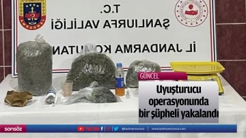 Uyuşturucu operasyonunda bir ş&uuml;pheli yakalandı