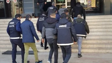 Uyuşturucu operasyonunda yakalanan 13 zanlı tutuklandı