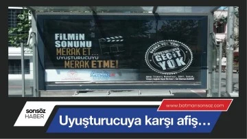 Uyuşturucuya karşı afiş&hellip;