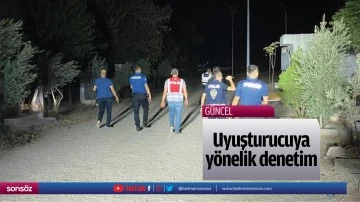 Uyuşturucuya y&ouml;nelik denetim