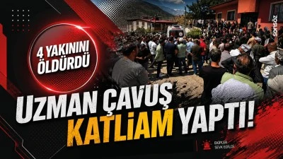 Uzman &Ccedil;avuş katliam yaptı!4 yakınını &ouml;ld&uuml;rd&uuml;