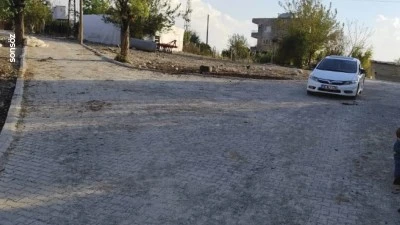 Uzunyazı K&ouml;y&uuml;ne parke taşı d&ouml;şendi