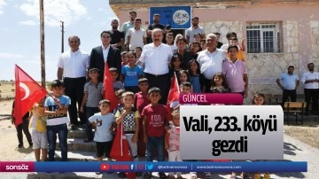 Vali, 233. k&ouml;y&uuml; gezdi
