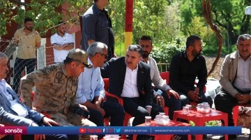 Vali Atay, taziyeye katıldı