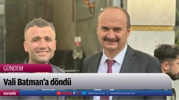 Vali Batman&rsquo;a d&ouml;nd&uuml;