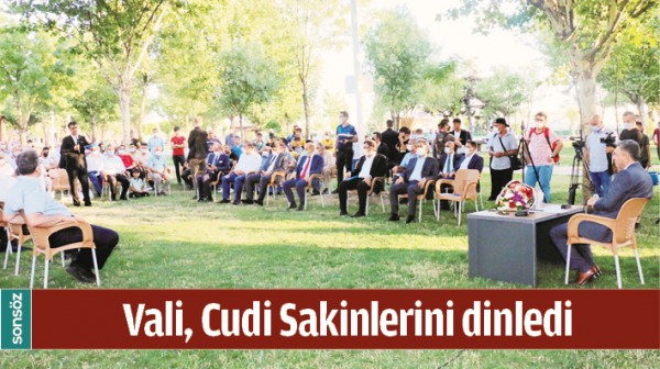 VALİ, CUDİ SAKİNLERİNİ DİNLEDİ