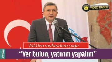 VALİ&rsquo;DEN MUHTARLARA &Ccedil;AĞRI