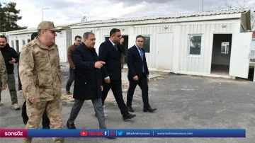 Vali Hasan Şıldak, kentteki &ccedil;alışmaları denetledi