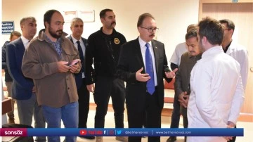 Vali Kızılkaya'dan hastasının şiddetine uğrayan doktora ziyaret