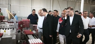Vali Kızılkaya, Garzan Yumurta Tesisi&rsquo;nde incelemelerde bulundu