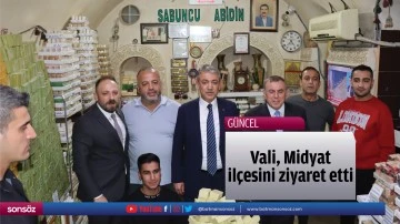 Vali, Midyat il&ccedil;esini ziyaret etti