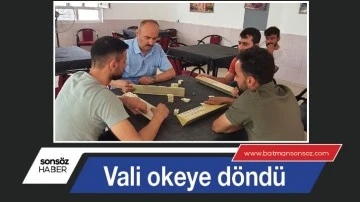 Vali okeye d&ouml;nd&uuml;