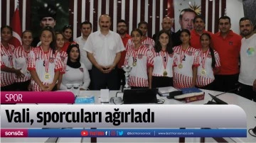 Vali, sporcuları ağırladı