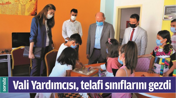 VALİ YARDIMCISI, TELAFİ SINIFLARINI GEZDİ