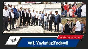 Vali, Yaylad&uuml;z&uuml;&rsquo;ndeydi