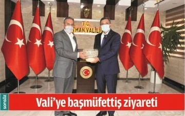 VALİ&rsquo;YE BAŞM&Uuml;FETTİŞ ZİYARETİ