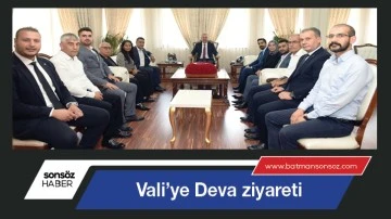 Vali&rsquo;ye Deva ziyareti