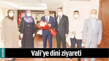 VALİ&rsquo;YE DİNİ ZİYARETİ