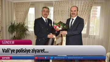 Vali&rsquo;ye polisiye ziyaret&hellip;
