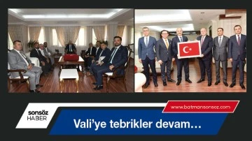 Vali&rsquo;ye tebrikler devam&hellip;